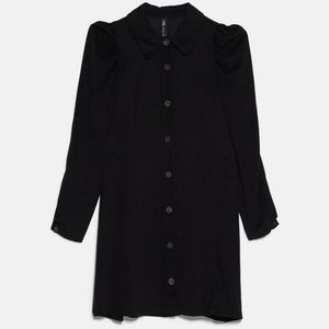 Zara Shirt Dress with Ballon Sleeves
